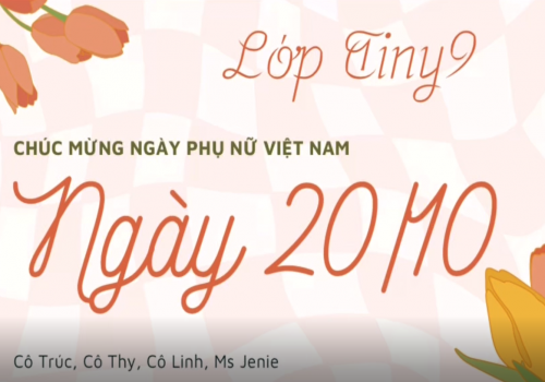 Chào Mừng Ngày Phụ Nữ Việt Nam – 20/10/2024(TINY 9)