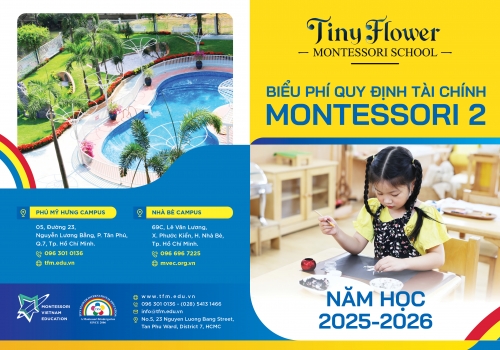 Biểu phí & Qui định Tài chính Hệ Đào tạo Montessori 2. Năm Học 2025 -2026