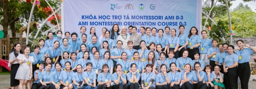 Khai Giảng Khóa Học Trợ Tá Montessori AMI Độ Tuổi 0–3: Khơi Nguồn Tri thức, Lan Tỏa Giá Trị Giá Trị Giáo Dục Nhân văn Khai Giảng Khóa Học Trợ Tá Montessori AMI Độ Tuổi 0–3: Khơi Nguồn Tri thức, Lan Tỏa Giá Trị Giá Trị Giáo Dục Nhân văn