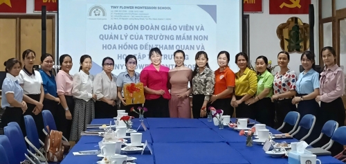 Welcome to the Delegation of Teachers and Managers from Hoa Hong Preschool Welcome to the Delegation of Teachers and Managers from Hoa Hong Preschool